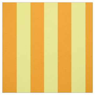 Yellow Orange Stripes Pattern Design Fabric