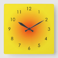 Yellow Orange Sunny Gradient Ombre Aura