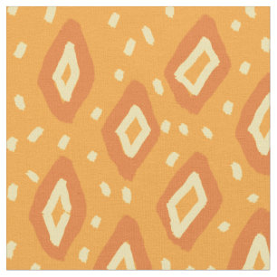 Yellow & Orange Throw Blanket Fabric