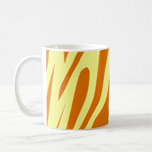 Yellow - Orange Tones Tiger Seamless Pattern Coffee Mug