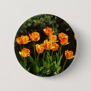 Yellow Orange Tulips button