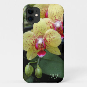 Yellow orchid flowers personal iphone 5 case