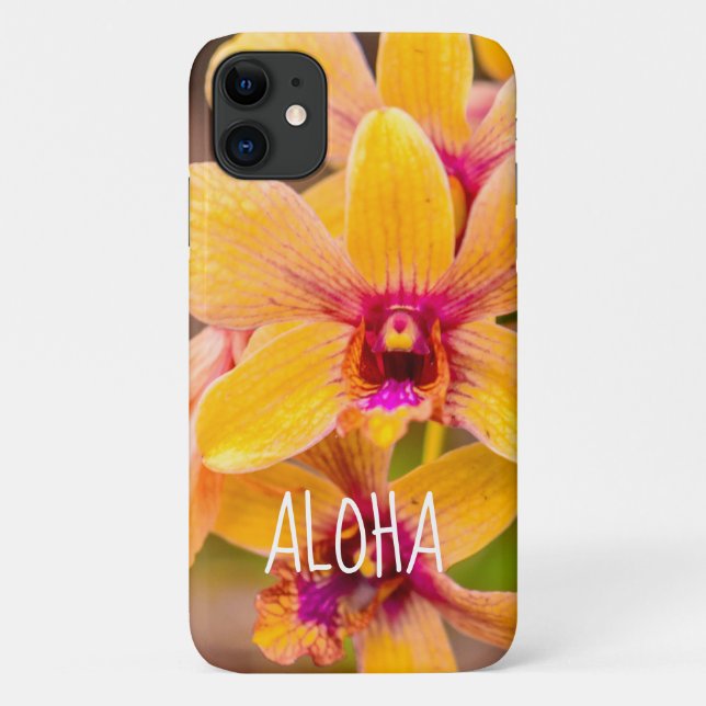 Yellow Orchid, Lawai, Kauai, Hawaii Case-Mate iPhone Case (Back)