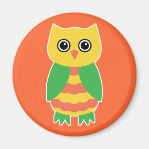 Yellow Owl Magnet