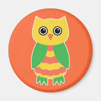 Yellow Owl Magnet