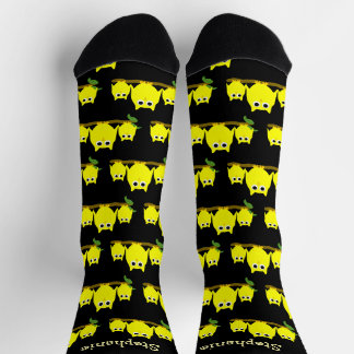 Yellow Owls Design Personalised Socks