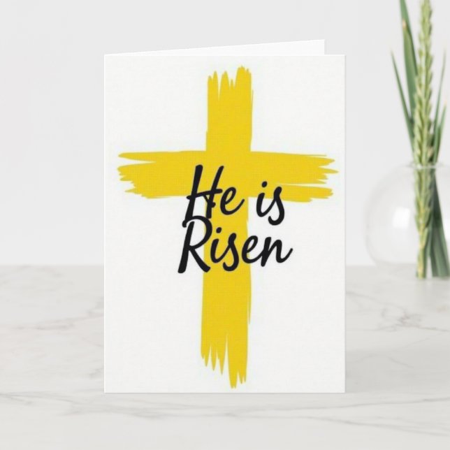 Yellow Painted Symbol Card (Front)