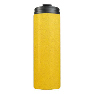 Yellow painted wall thermal tumbler