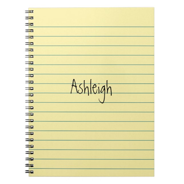 Yellow Paper Notebook (Front)