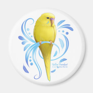 Yellow Parakeet Magnet