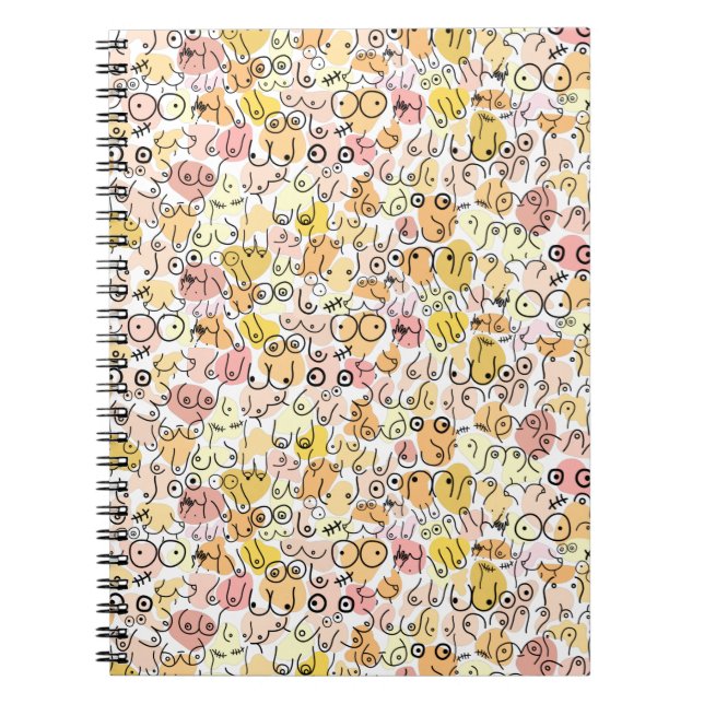 yellow pastel woman notebook (Front)
