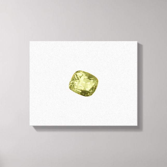 Yellow Pattern Canvas Print (Front)
