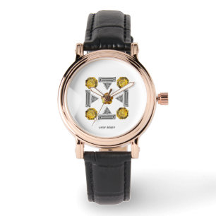 Yellow Pattern Watch