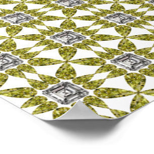 Yellow Pear Diamond Poster