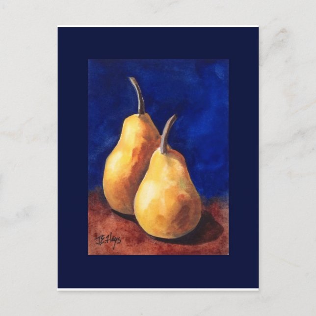 Yellow Pears Postcard (Front)