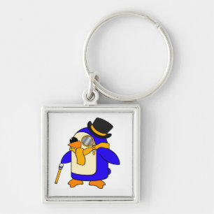 Yellow penguin key ring