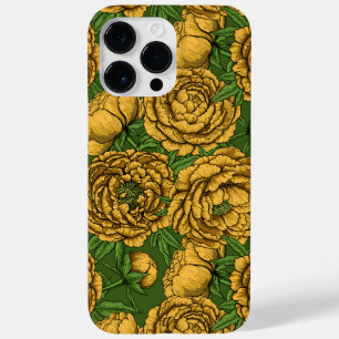 Yellow peony bouquet Case-Mate iPhone 14 pro max case