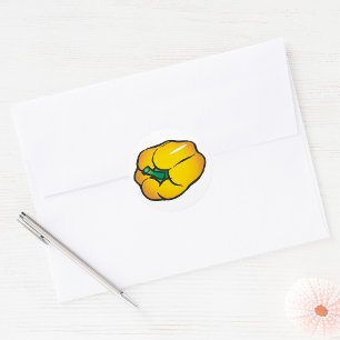 Yellow Pepper Stickers