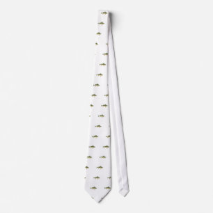 Yellow Perch Art Tie