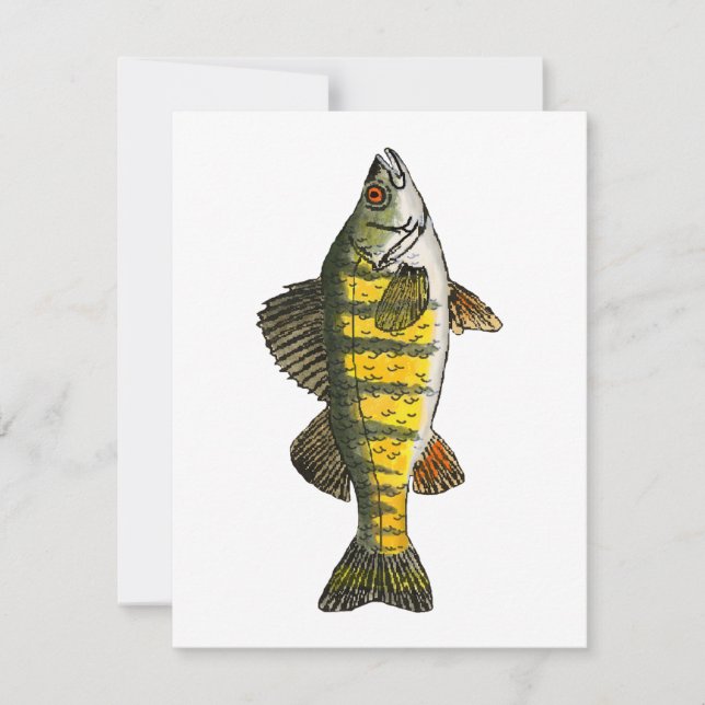 Yellow Perch Card (Front)
