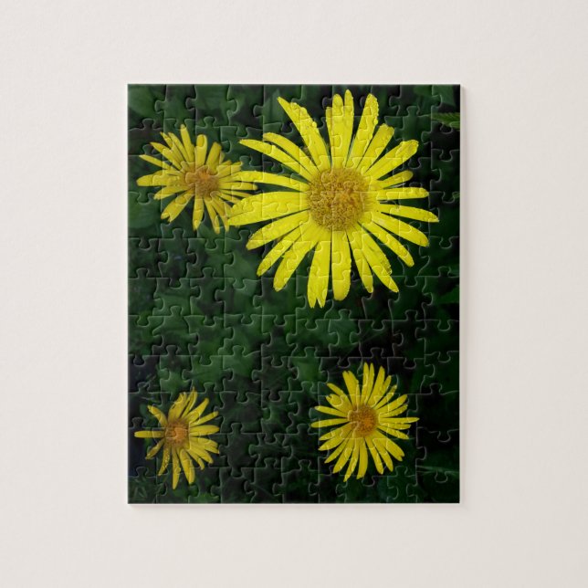 Yellow Perennial Minnesota Flower Jigsaw Puzzle (Vertical)