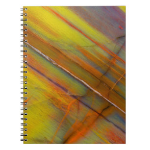 Yellow Petrified Wood Notebook