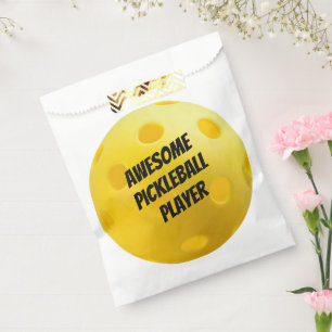 Yellow Pickleball Balls Pickleball Party Favour Bags