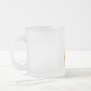 Yellow Pineapple Durable Classic Occasions Frosted Glass Coffee Mug