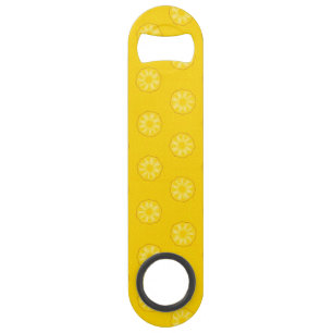 Yellow Pineapple Slices Pattern