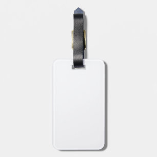 Yellow Pineapple Slices Pattern Luggage Tag