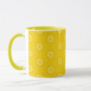 Yellow Pineapple Slices Pattern Mug