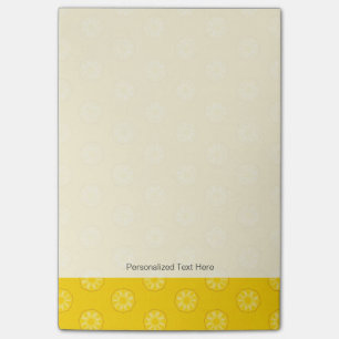 Yellow Pineapple Slices Pattern Post-it Notes