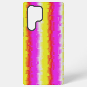 Yellow Pink Artdeco Rainbow Stripes Samsung Galaxy Case