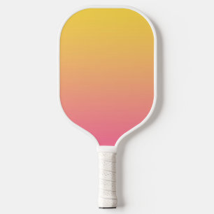 Yellow Pink Colour Pickleball Paddle