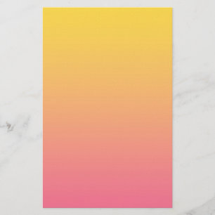Yellow Pink Colour Stationery