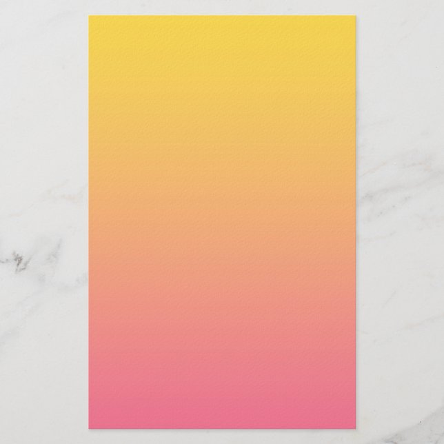 Yellow Pink Colour Stationery (Front)