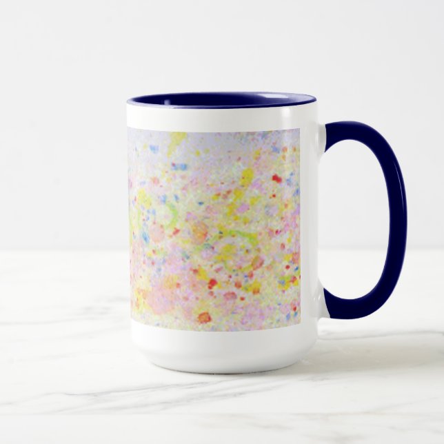 Yellow & Pink Dots - Mug (Right)