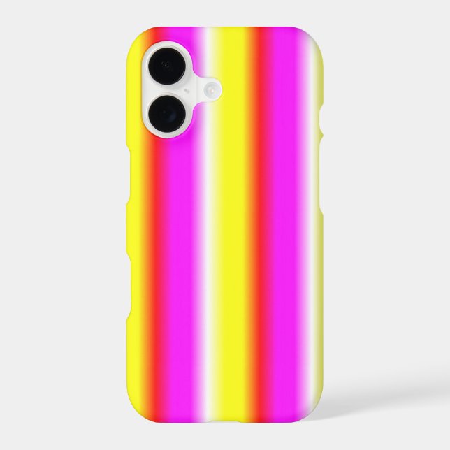 Yellow Pink Rainbow Stripes (Back)