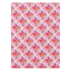yellow pink Rose Tablecloth