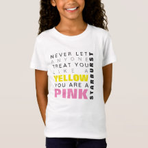 YELLOW PINK STARBURST SELF ESTEEM HUMOR
