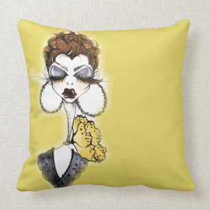 Yellow Pixie Pillow