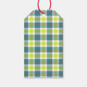 Yellow Plaid  Gift Tags