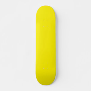 Yellow Plain Colour Skateboard
