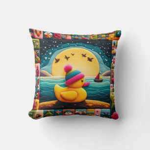 yellow Plastic duck Cushion