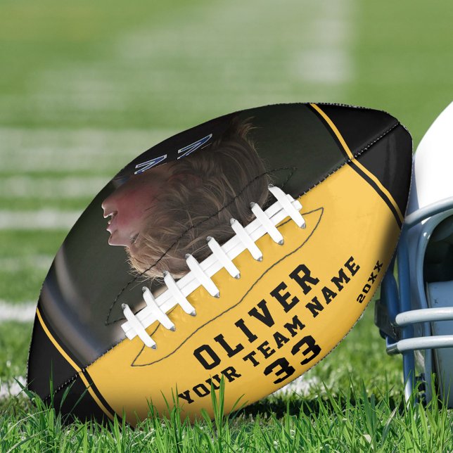 Yellow Player Name Number Team Photo American Football (Creator Uploaded)