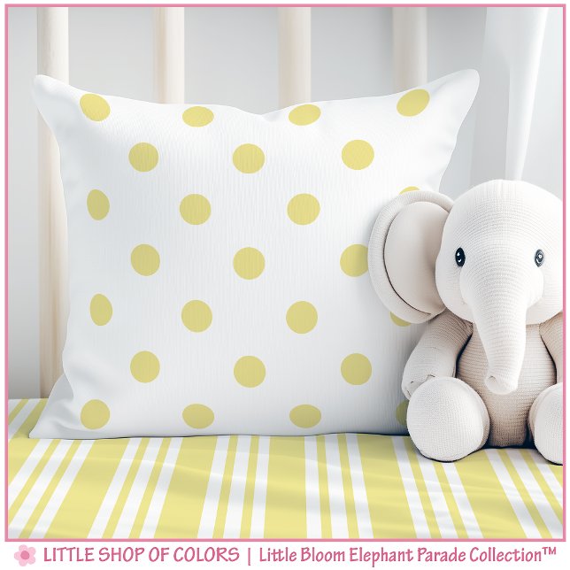 Yellow Polka Dot Nursery Cushion (Creator Uploaded)