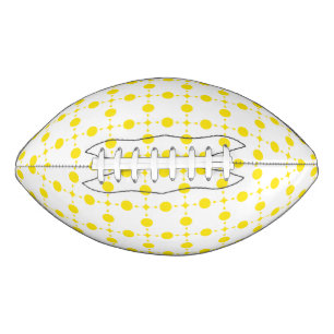 Yellow Polka Dots, Polka Dot Pattern, Dots, Dotted American Football