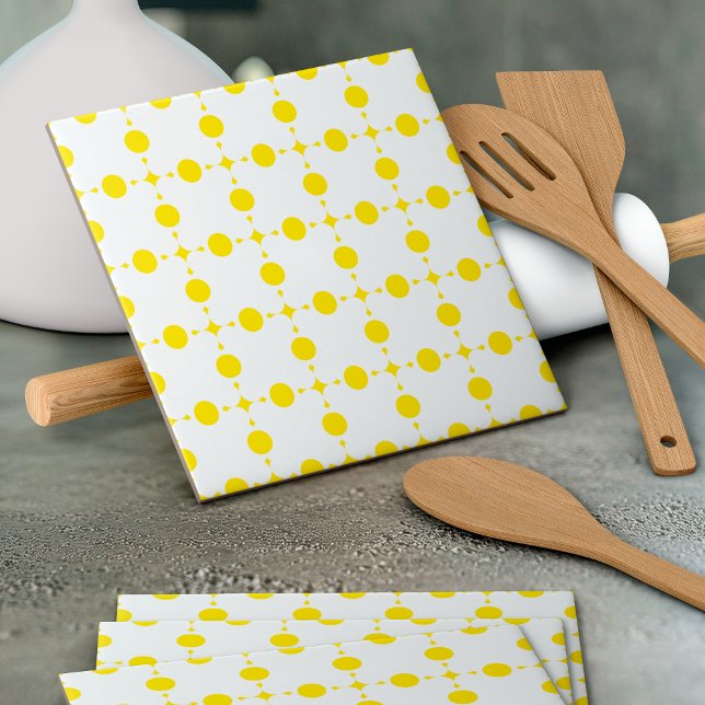Yellow Polka Dots, Polka Dot Pattern, Dots, Dotted Tile (Creator Uploaded)