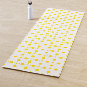 Yellow Polka Dots, Polka Dot Pattern, Dots, Dotted Yoga Mat