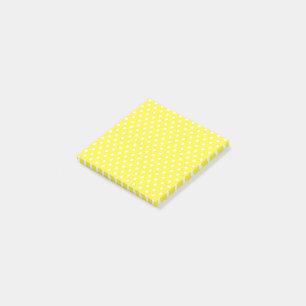 Yellow Polka Dots Post-it Notes